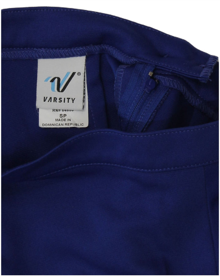 Varsity tennisnederdel til kvinder UK 8 Small Blue Colourblock Polyester