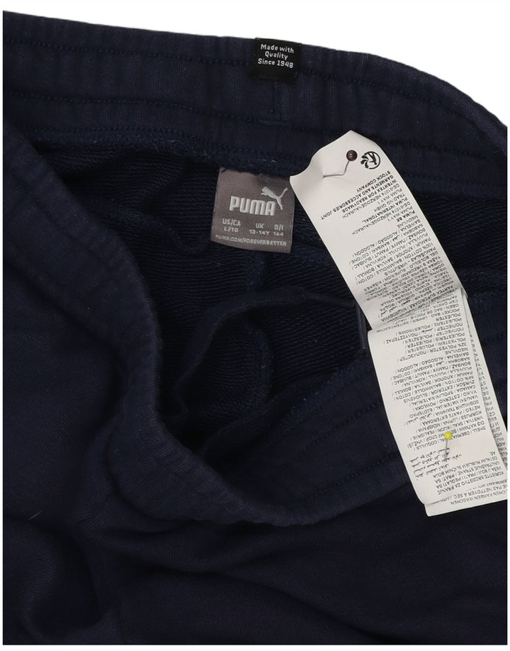 Puma drenge sportsshorts 13-14 år marineblå bomuld