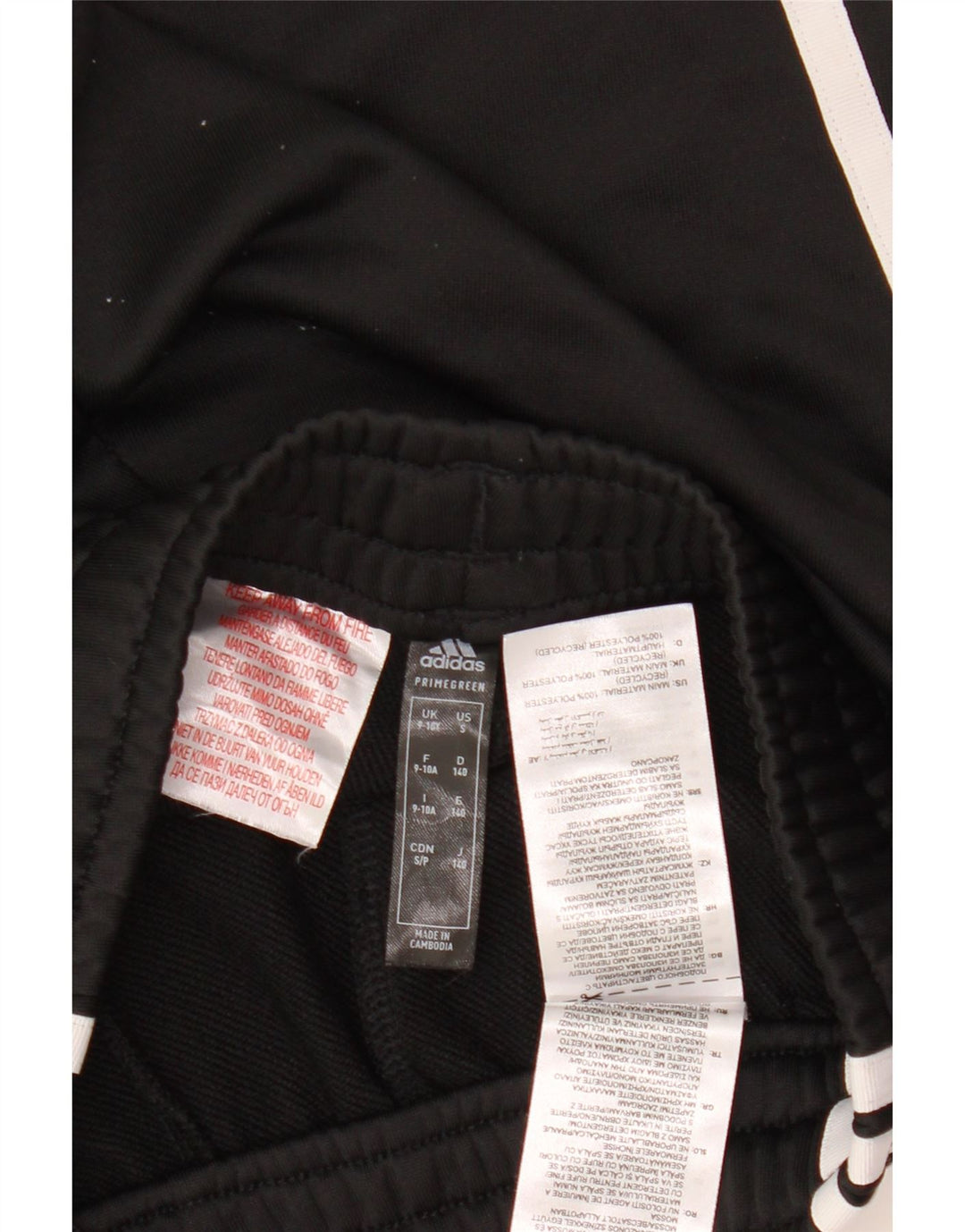 ADIDAS Aeroready Sportsshorts til drenge 9-10 år Sort polyester