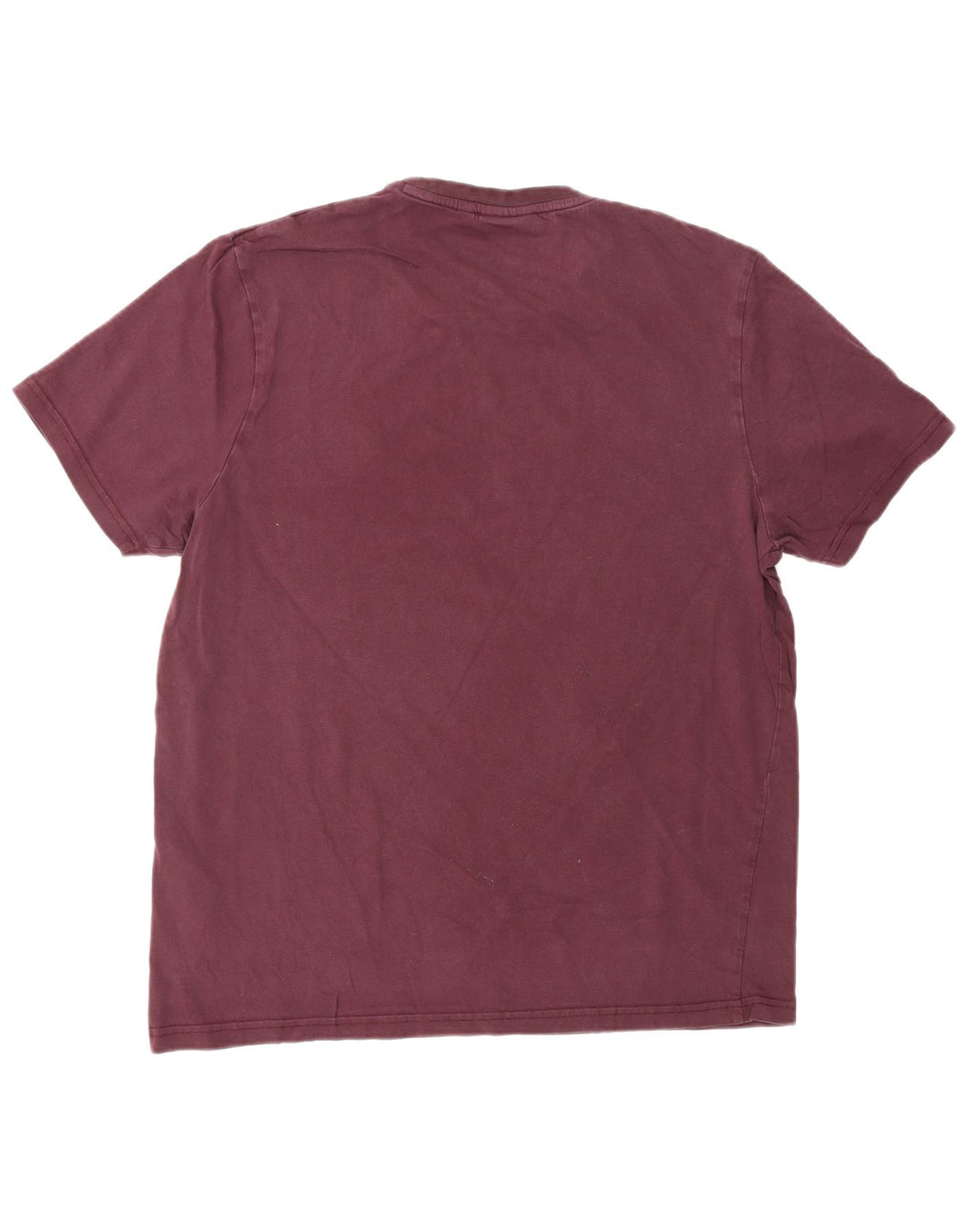 LYLE & SCOTT Herre T-Shirt Top Stor Bourgogne Bomuld