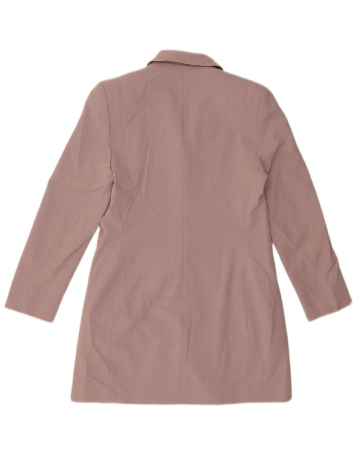Marks & Spencer Dame Longline 4-knaps blazerjakke UK 12 Medium Purple