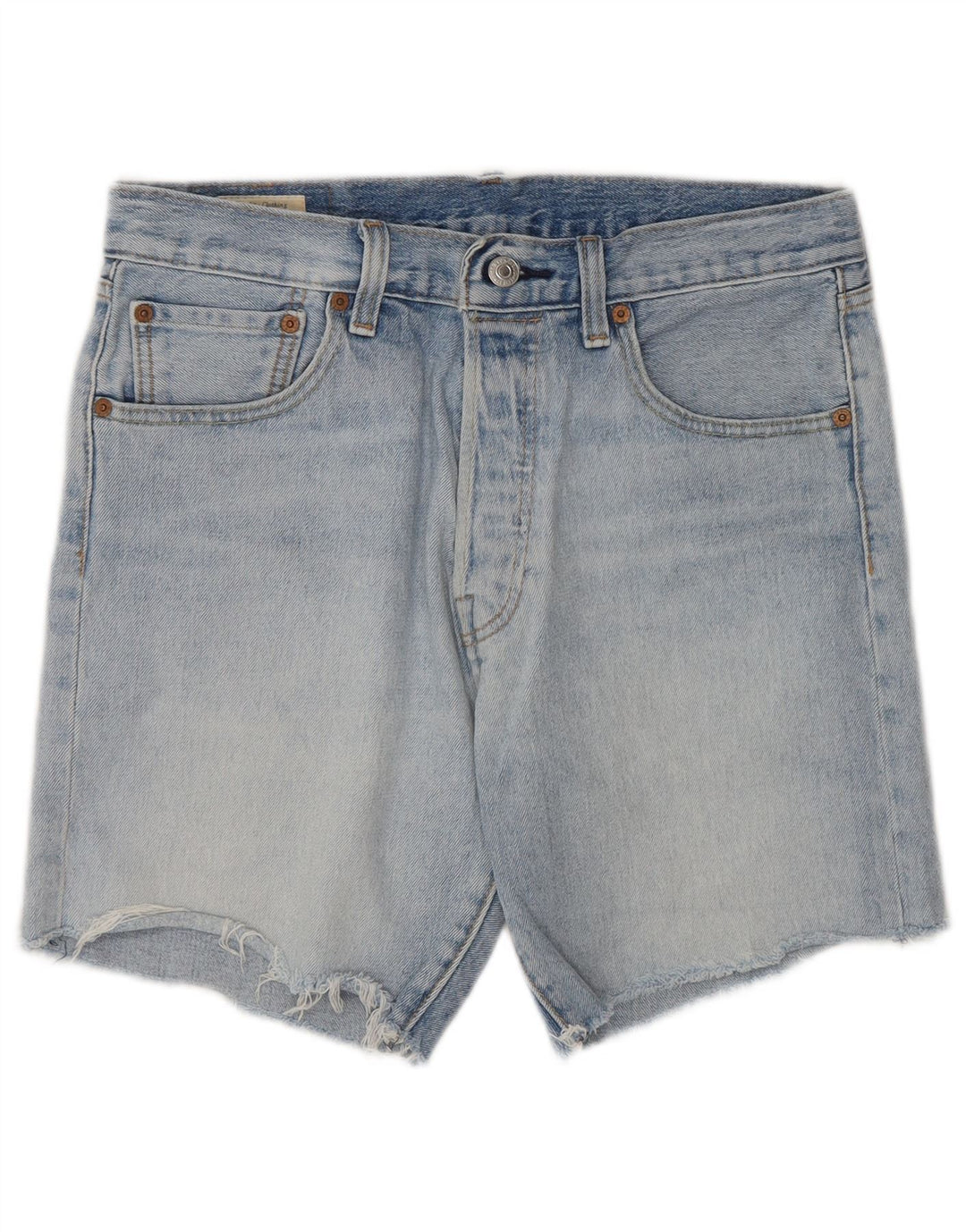 Levi's Herre 501 denimshorts W31 mellemblå bomuld