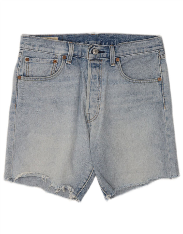 Levi's Herre 501 denimshorts W31 mellemblå bomuld