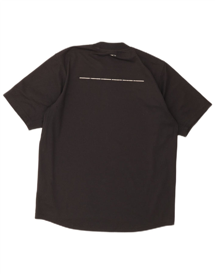Adidas Herre T-Shirt Top UK 36/38 Small Black Polyester