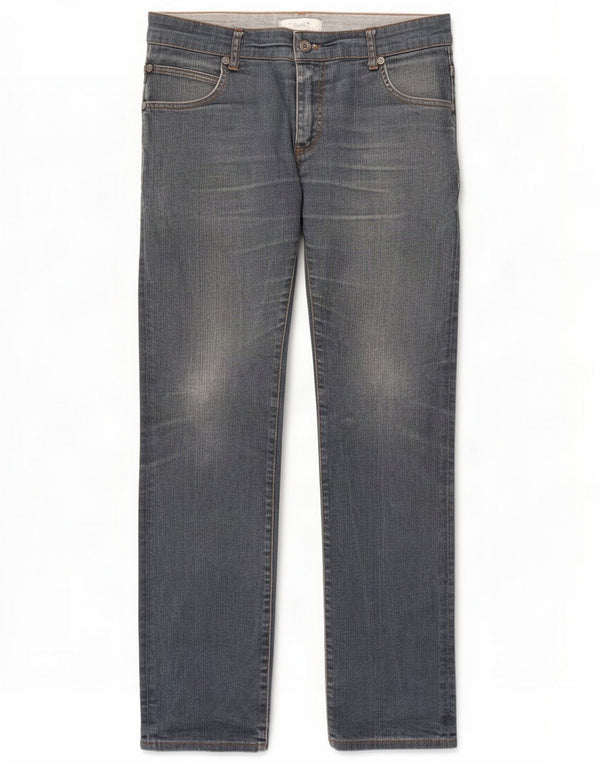 Zara Straight Jeans til mænd EU 42 Large W32 L34 Blue