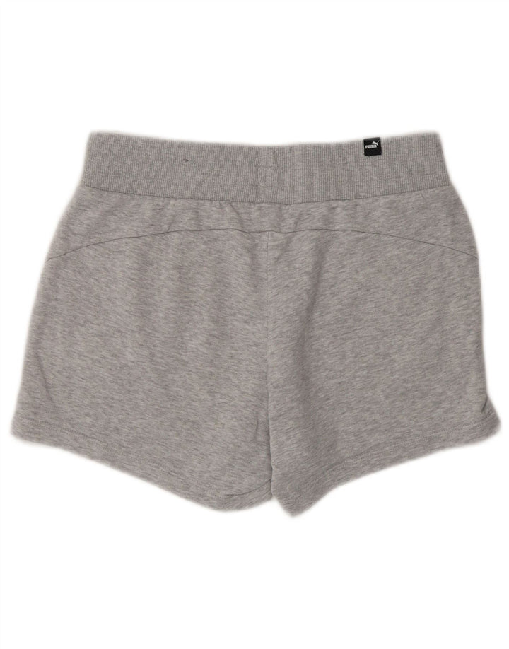 PUMA Womens Sport Shorts UK 10 Small  Grey
