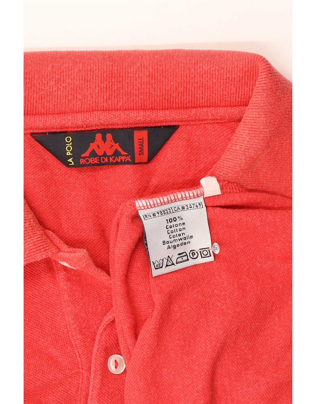 Kappa herre poloshirt Lille rød bomuld