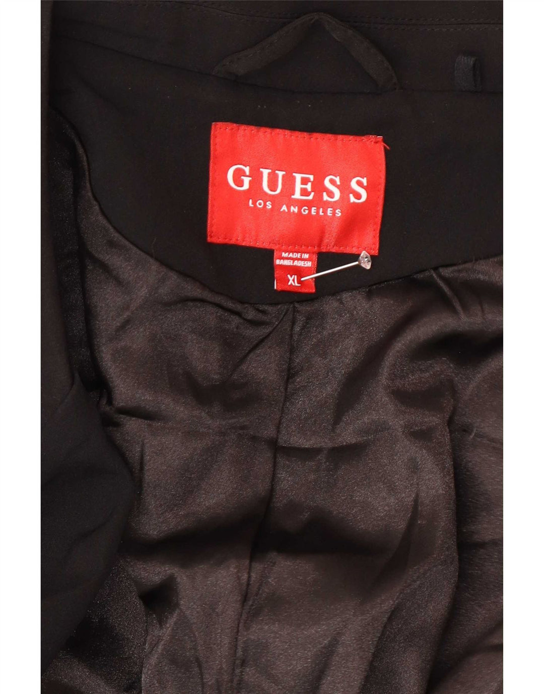 Guess Dame Overfrakke UK 18 XL Sort Polyester