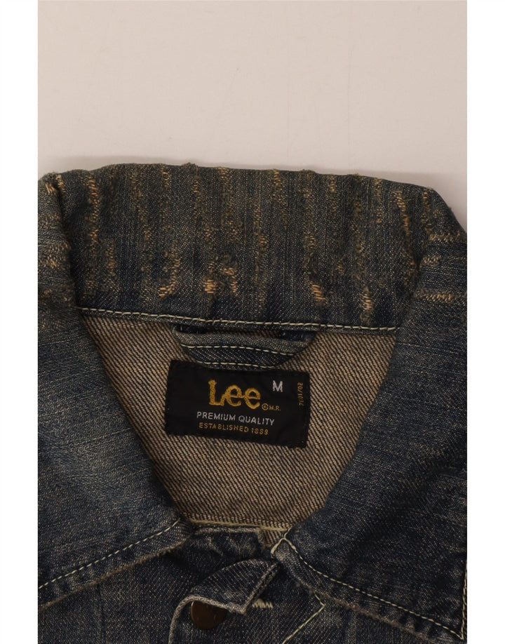 Lee Dame denimjakke UK 14 Medium Blue Cotton