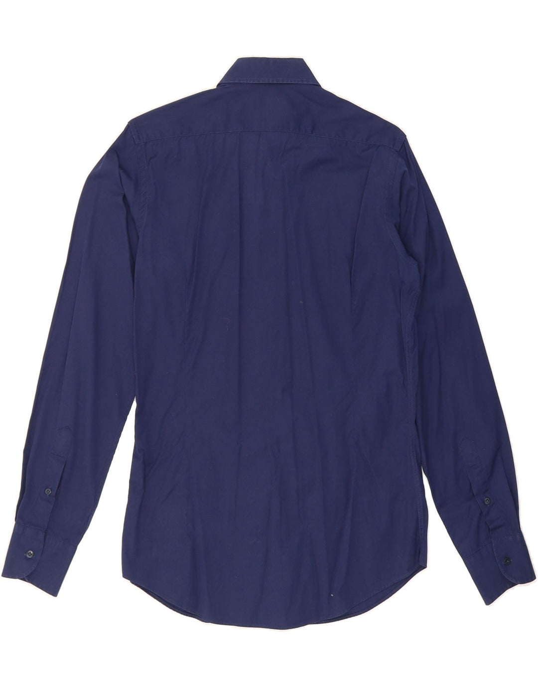 MASSIMO DUTTI Mens Shirt Small Navy Blue Cotton Vintage Massimo Dutti and Second-Hand Massimo Dutti from Messina Hembry 