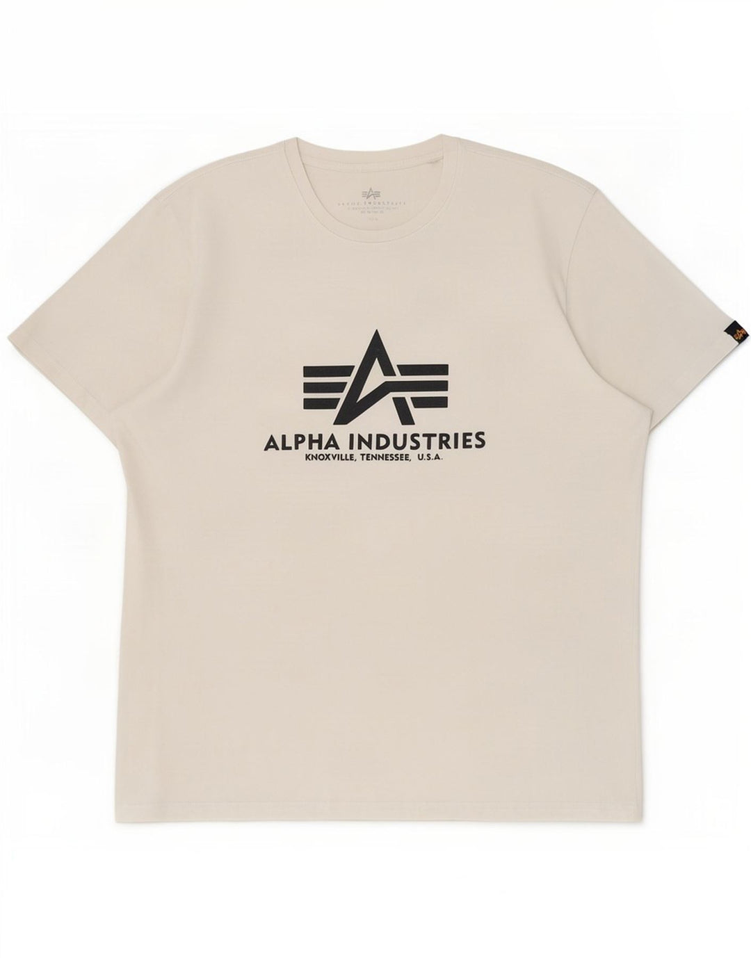 Alpha Industries Herre Grafisk T-Shirt Top Stor Hvid