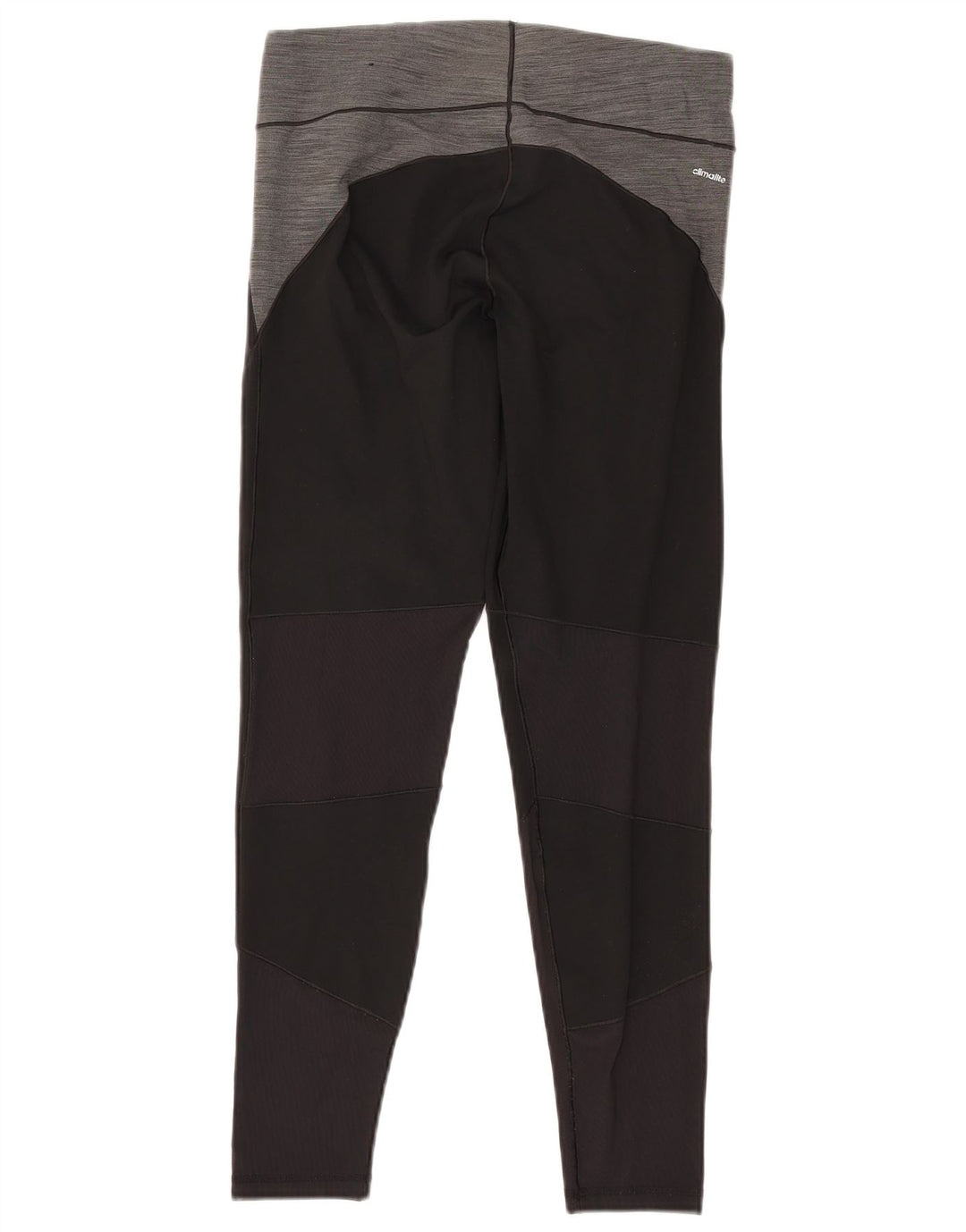 ADIDAS Womens Climalite Leggings UK 12/14 Medium Black Colourblock