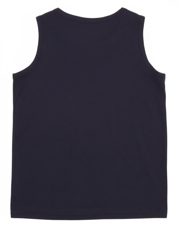 CHAMPION Drenge Grafisk Vest Top 11-12 år Large Navy Blue