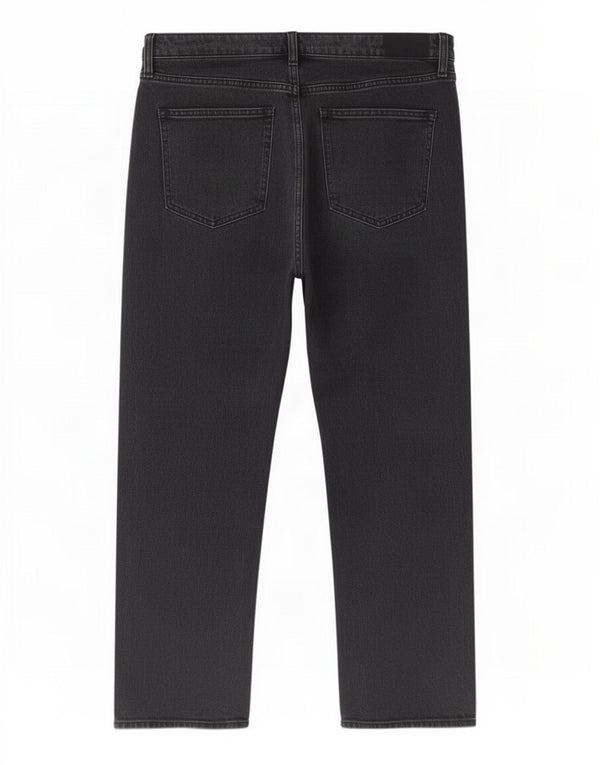 Abercrombie & Fitch Womens Curve Straight Jeans UK 16 Large W33 L28 Grey