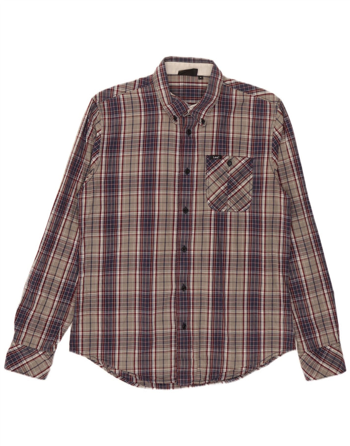Lee Herreskjorte Medium Flerfarvet Plaid Bomuld