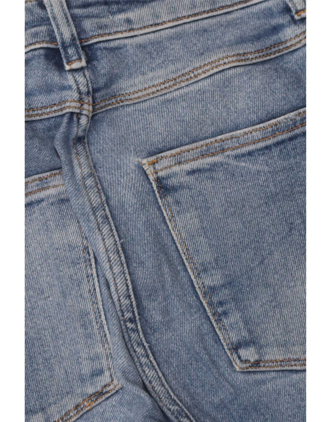 Zara Dame Distressed Slim Jeans EU 38 Small W28 L26 Blue