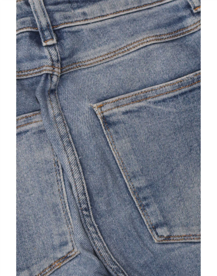 Zara Dame Distressed Slim Jeans EU 38 Small W28 L26 Blue