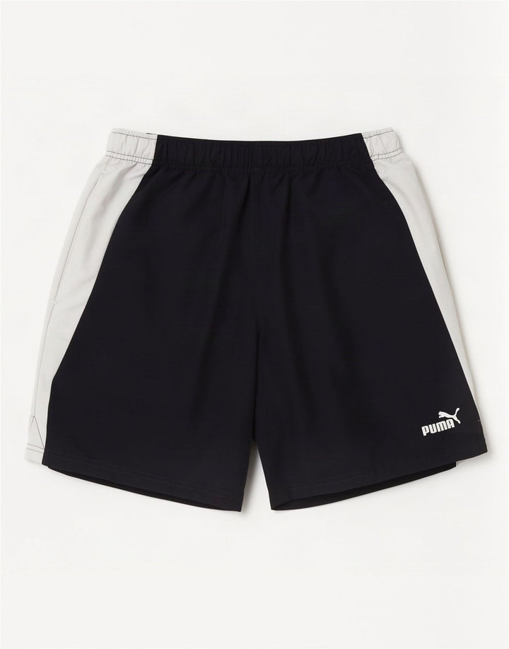 Puma Herre Sportshorts Medium Navy Blue Colourblock Polyester