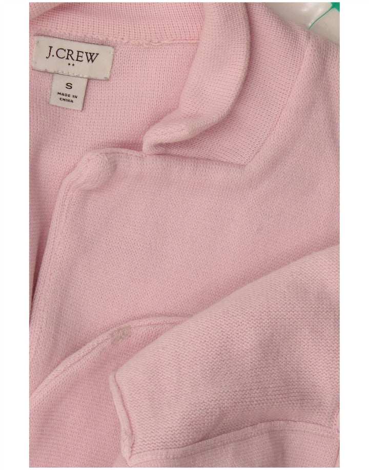 J. CREW Dame oversized cardigan sweater UK 10 Small Pink