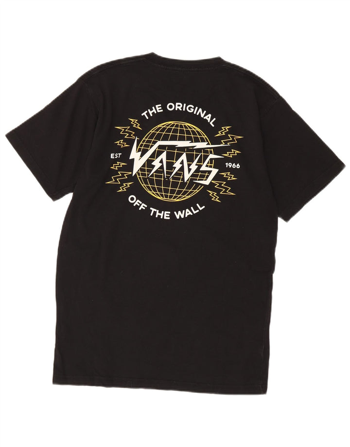 Vans Herre Classic Fit Grafisk T-Shirt Top Lille Sort