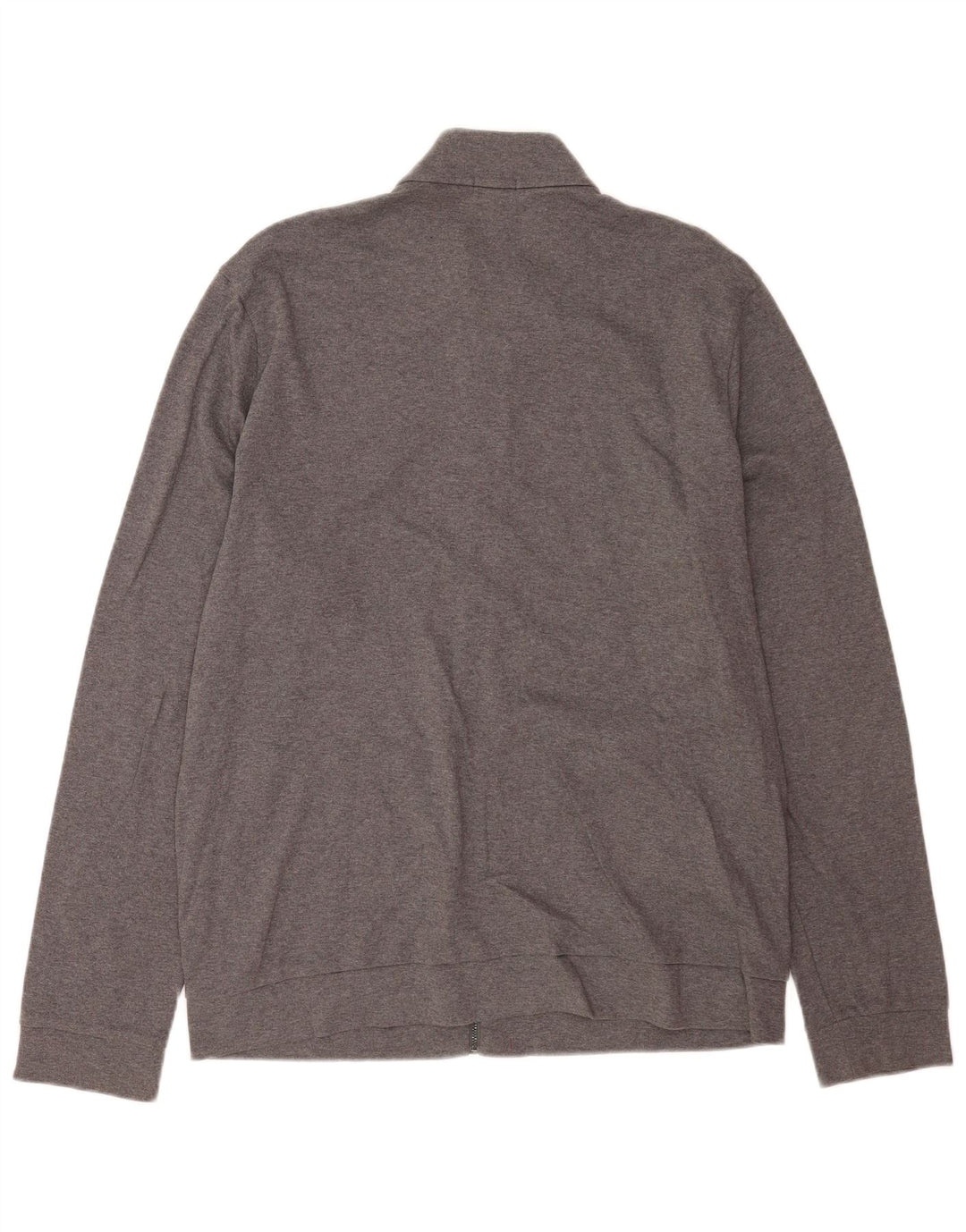 Hugo Boss Herre Regular Fit Cardigan Sweater XL Grå Bomuld