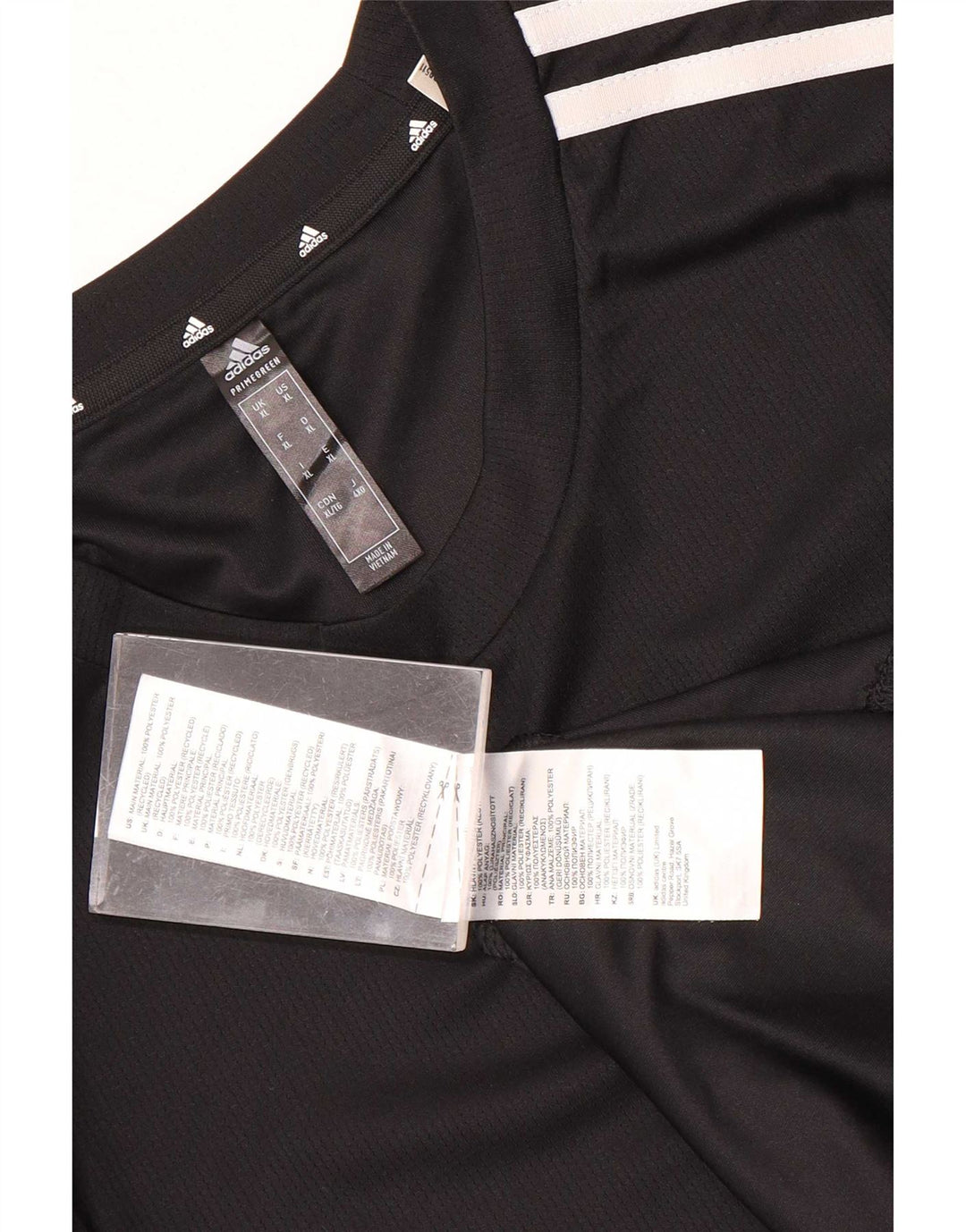 Adidas Herre Aeroready T-Shirt Top XL Sort Polyester