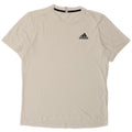 Adidas Herre T-Shirt Top Lille Hvid