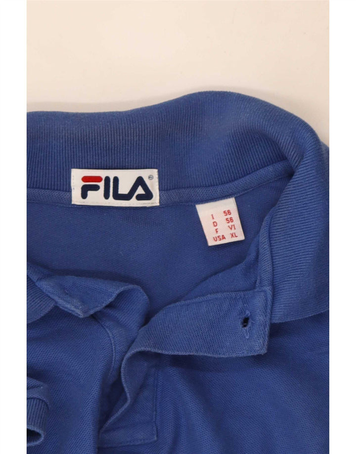 Fila herre poloshirt XL blå