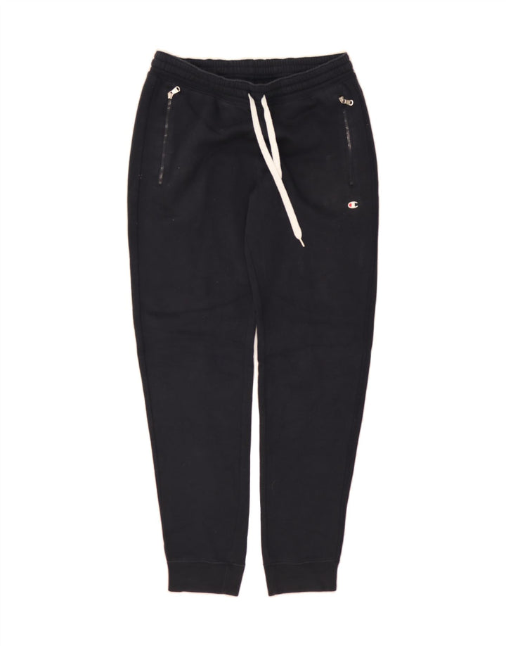 CHAMPION Mens Tracksuit Trousers Joggers Small Black Cotton Vintage Champion and Second-Hand Champion from Messina Hembry 