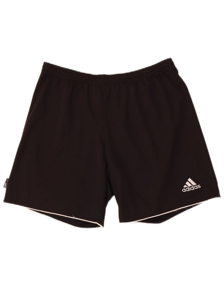 Adidas Herre Regular Fit Sportshorts Medium Sort Polyester Sports