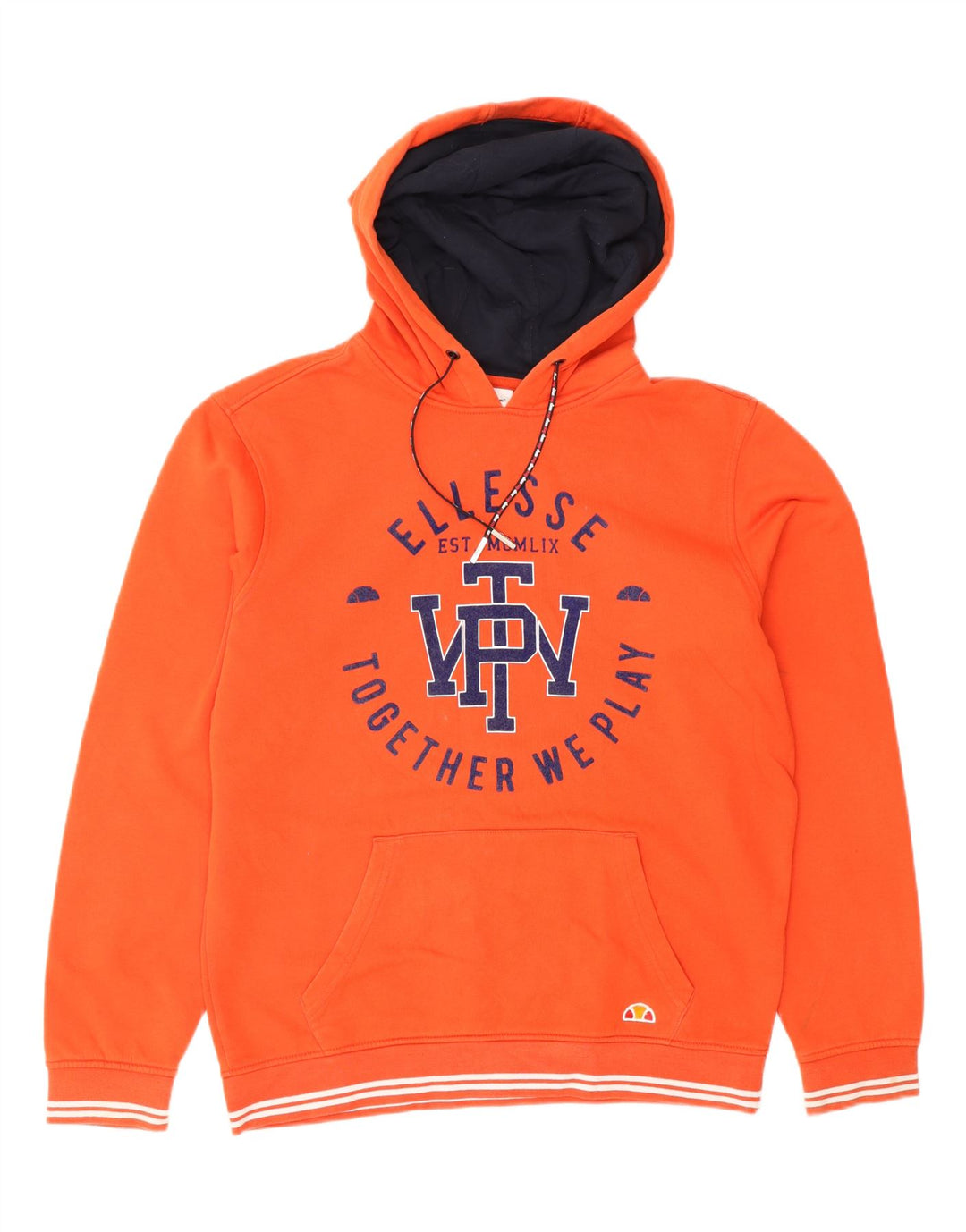 ELLESSE Grafisk hættetrøje til mænd Medium Orange