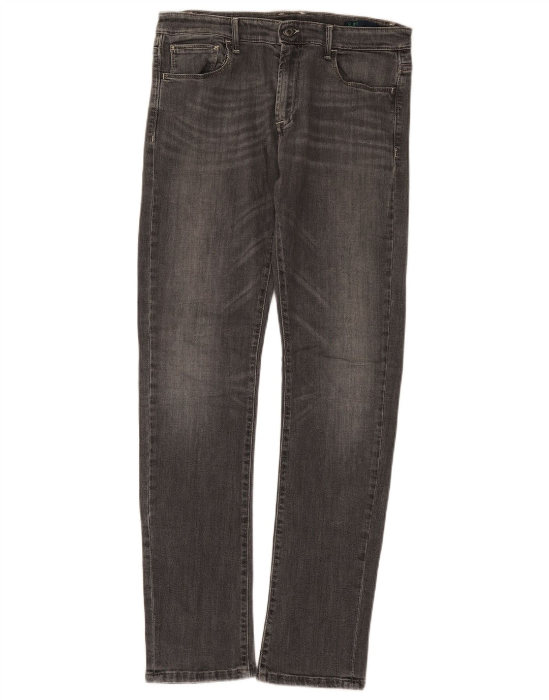 Benetton Dame Slim Jeans W31 L31 Grå Bomuld