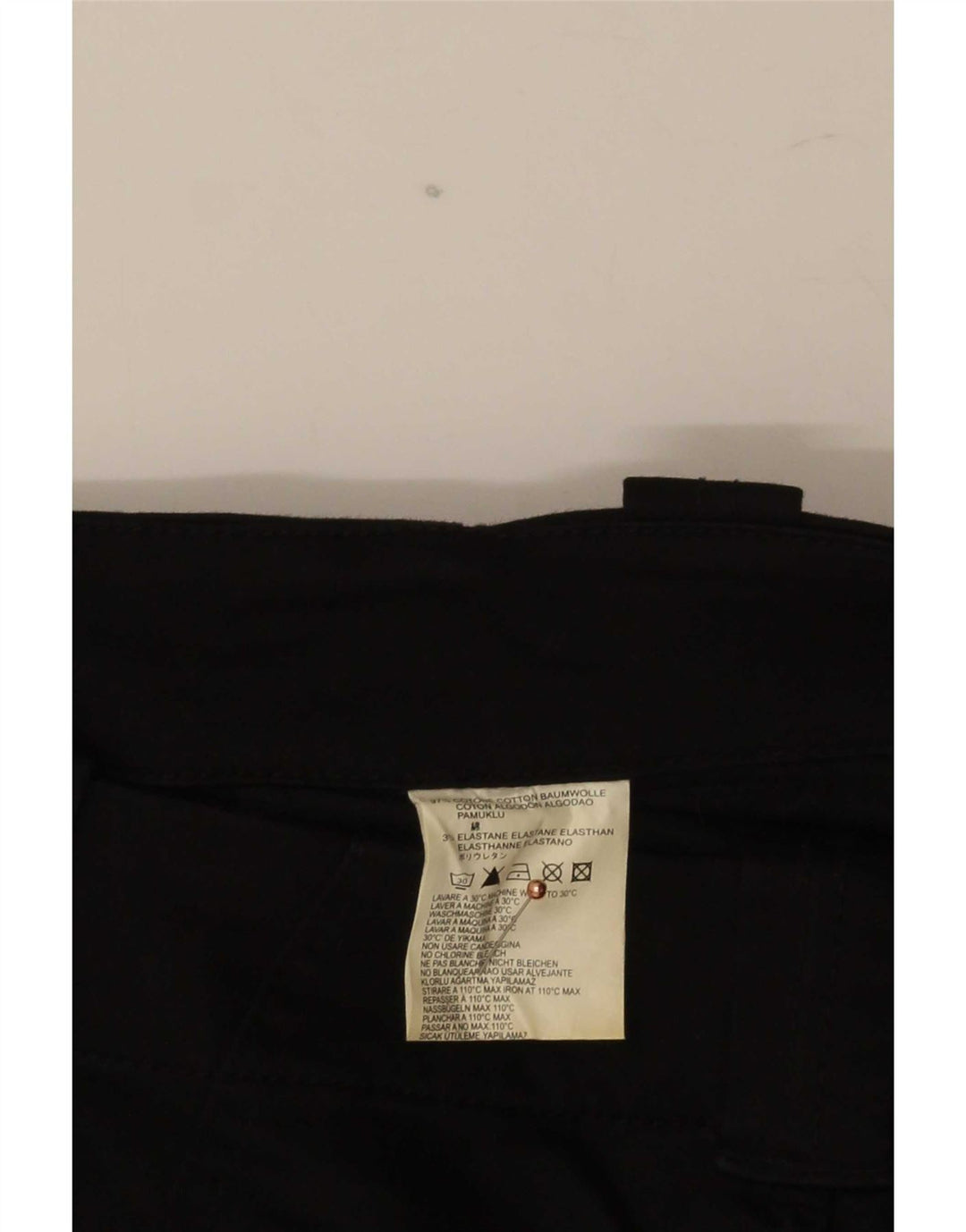 Diesel Dame Slim Cargo Bukser W30 L35 Sort Bomuld