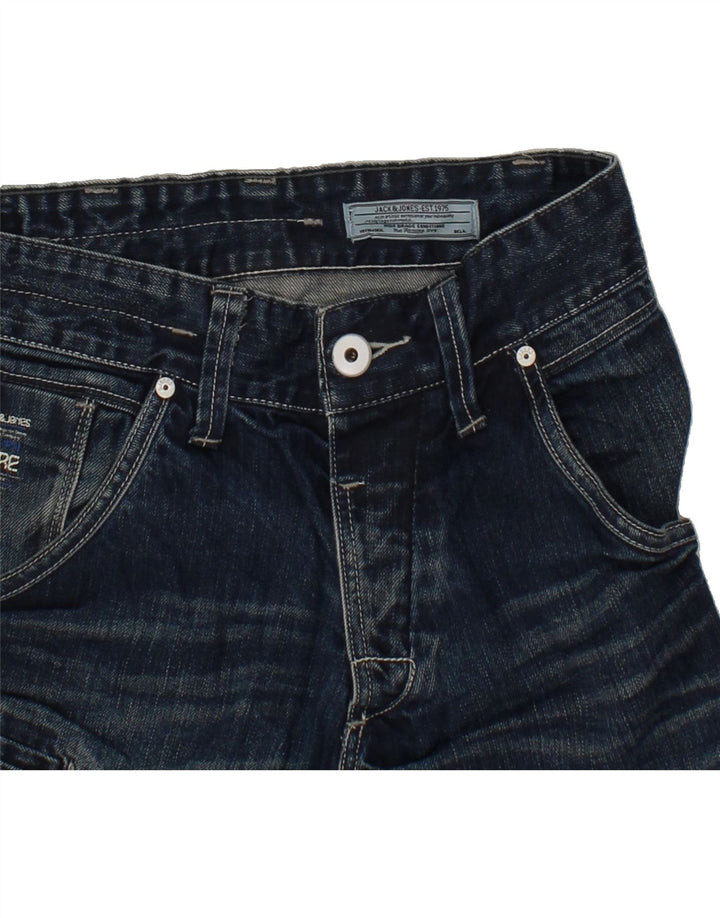 JACK & JONES Mens Denim Shorts Small W29 Blue Cotton Vintage Jack & Jones and Second-Hand Jack & Jones from Messina Hembry 