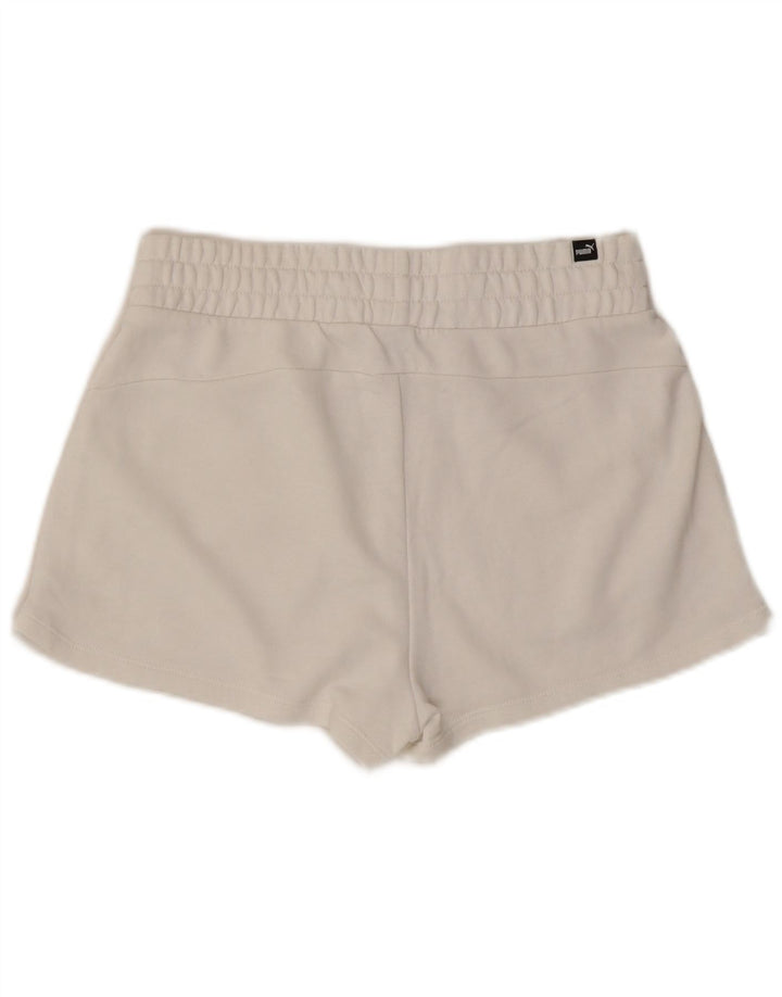 Puma Graphic Sports Shorts til kvinder UK 10 Small White