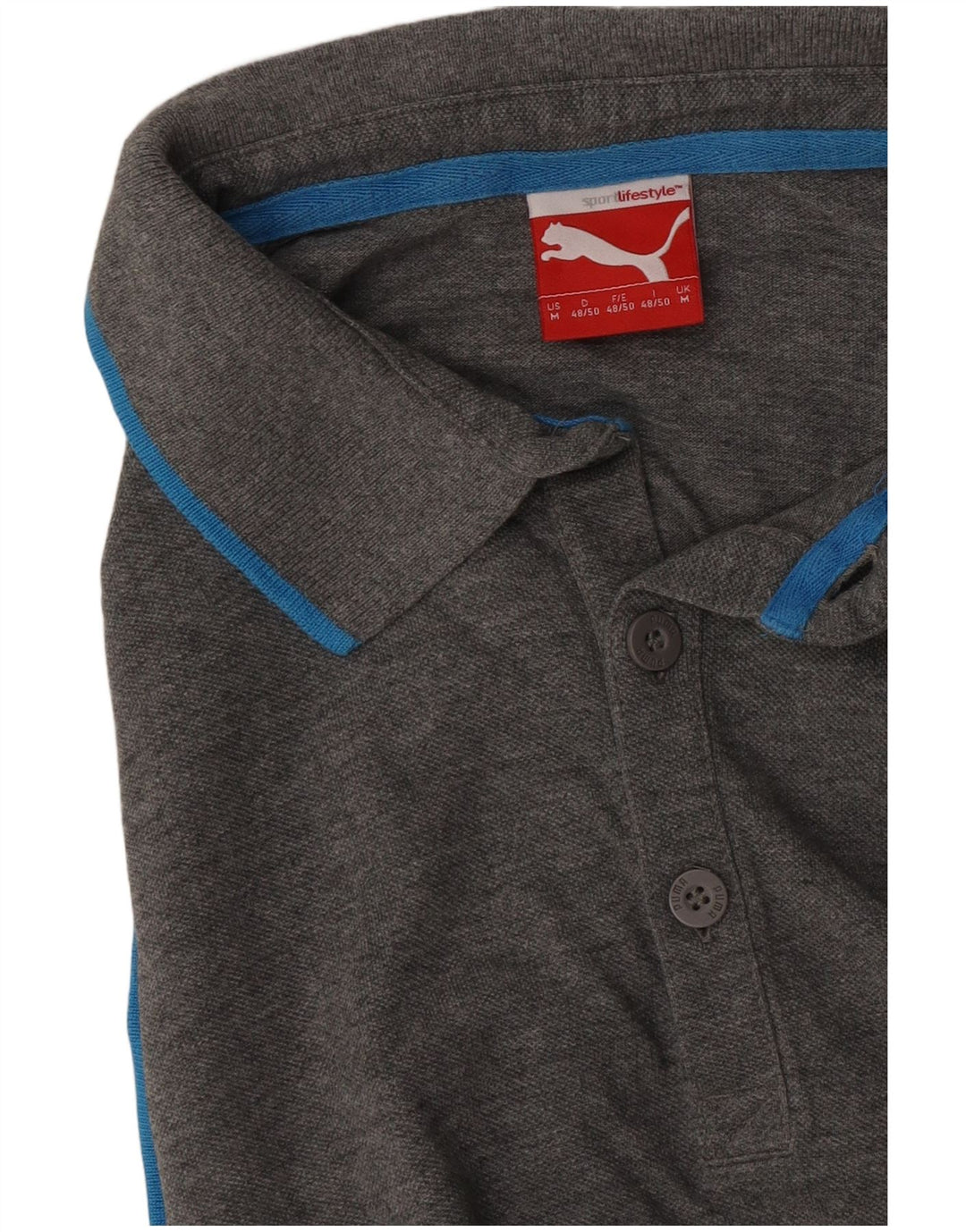 Puma herre poloshirt mellemgrå