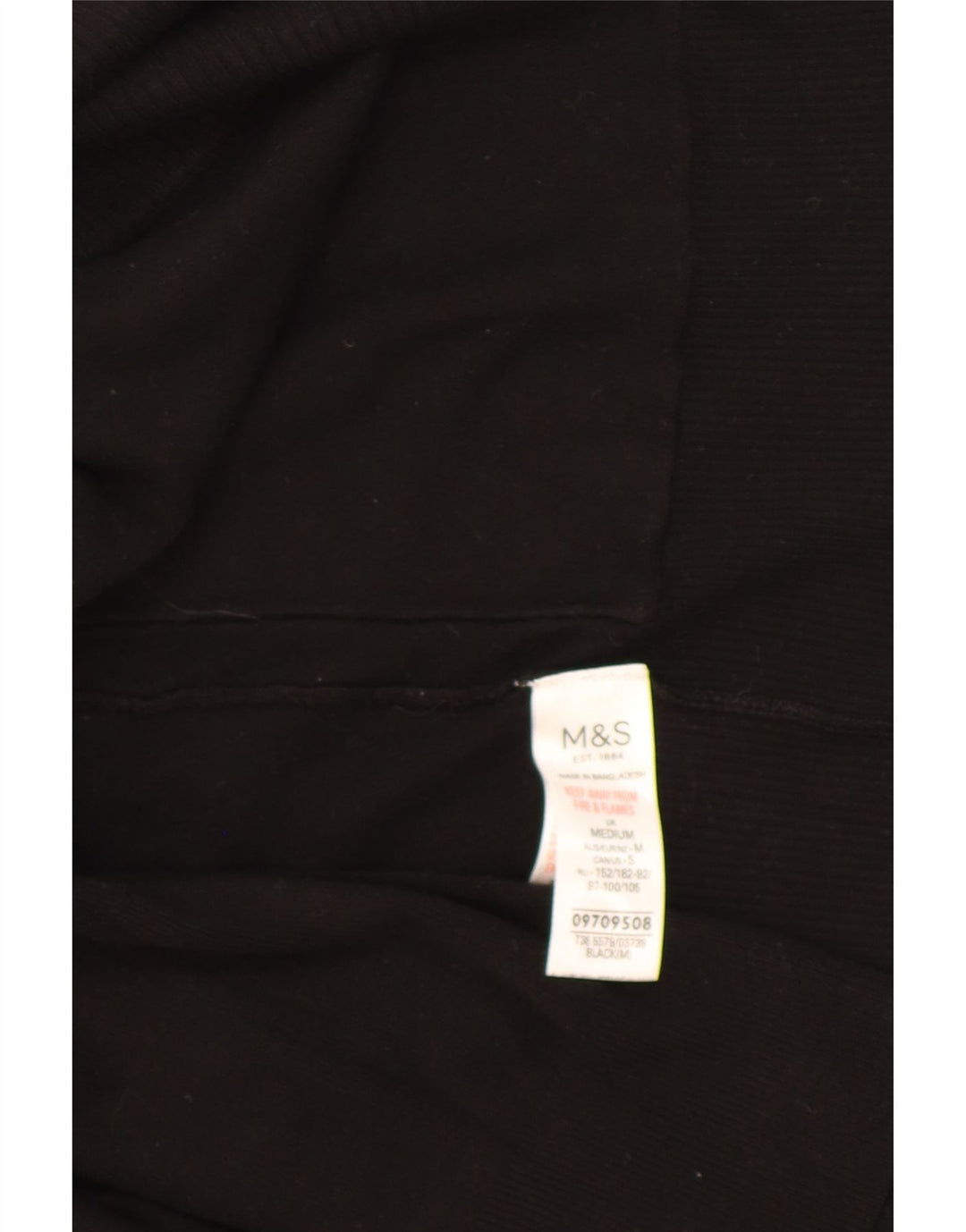 Marks & Spencer Dame Longline Open Cardigan Sweater UK 14 Medium Black