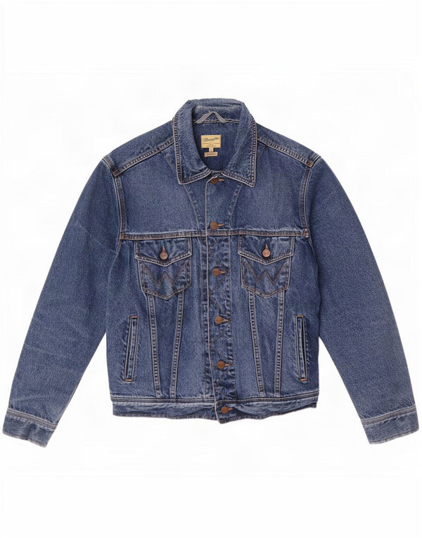 Wrangler Herre Casual Fit denimjakke UK 40 Large Blue