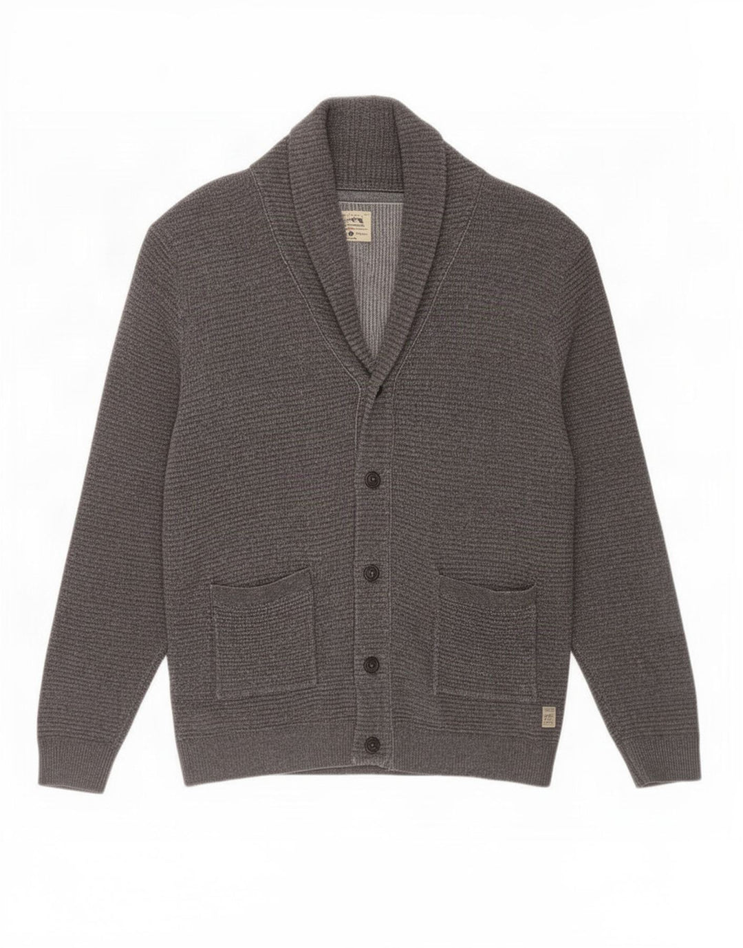 Jack & Jones Herre Cardigan Sweater Stor Grå Bomuld