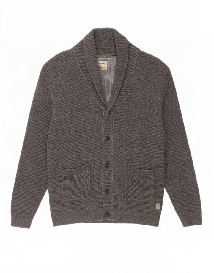 Jack & Jones Herre Cardigan Sweater Stor Grå Bomuld