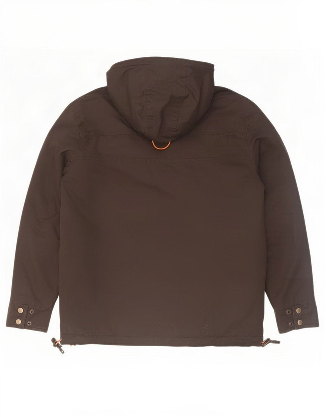 Superdry Windbreaker-jakke med hætte til mænd UK 40 Stor sort polyester