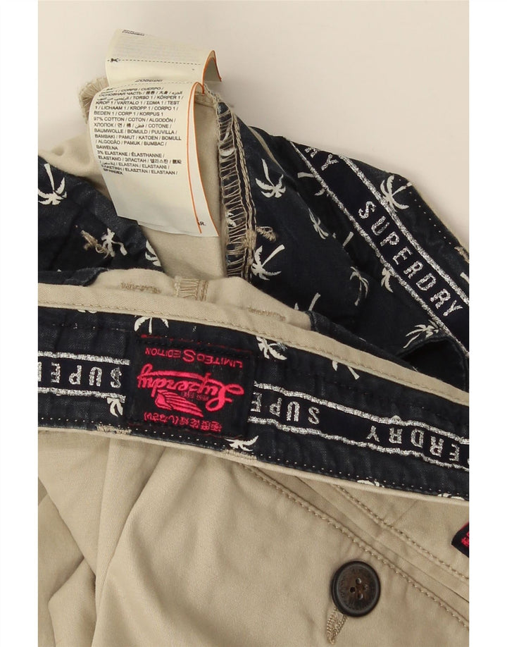 Superdry chinoshorts til kvinder W30 mellembeige bomuld
