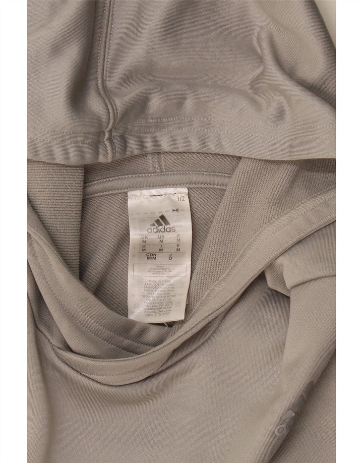 ADIDAS Climalite hættetrøje til mænd mellemgrå polyester