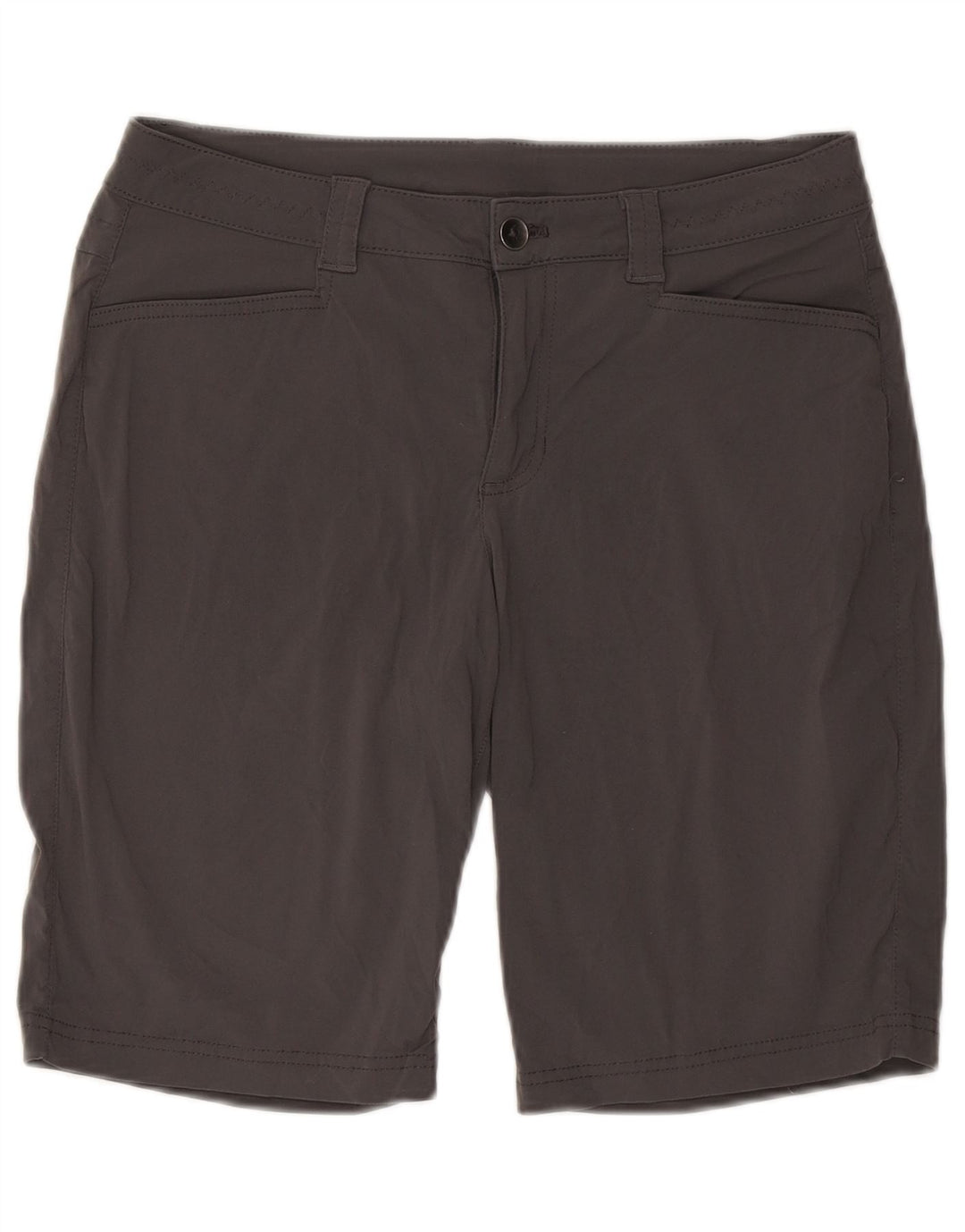 Eddie Bauer Vandreshorts til kvinder US 10 Large W32 Grå Nylon