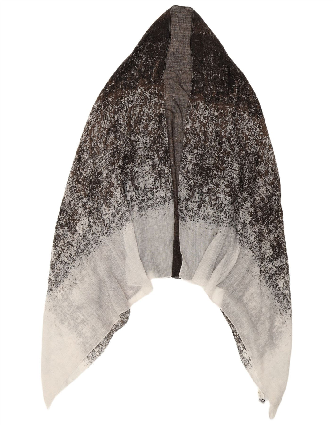 ROCCOBAROCCO Womens Pashmina Shawl One Size Grey Colourblock