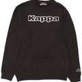 Kappa Herre Grafisk Sweatshirt Jumper XL Sort Bomuld