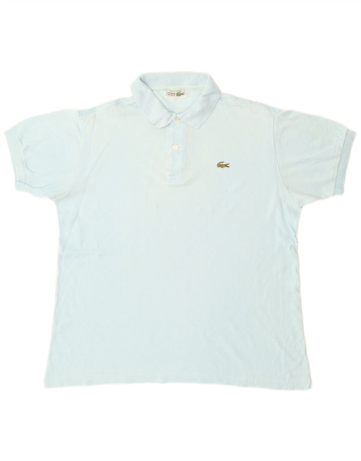 Lacoste Herre Polo Shirt Str. 5 Large Blå Bomuld