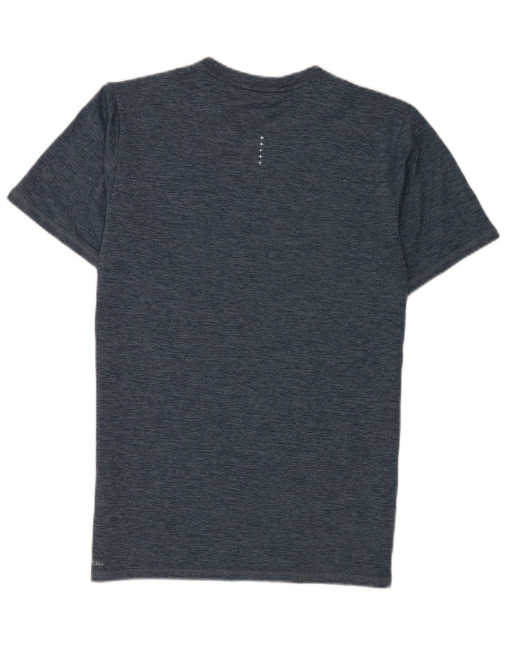 Puma Herre T-Shirt Top Lille Navy Blue Flecked