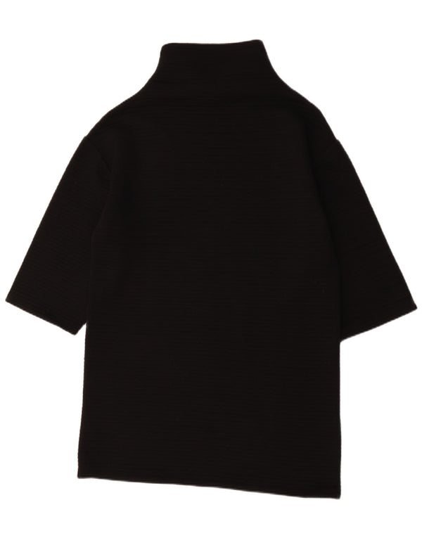 Zara Dame Top 3/4 ærme UK 14 Medium Sort Polyester