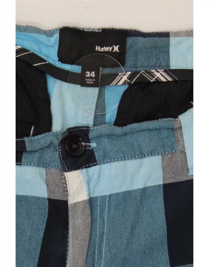Hurley Herre Chino Shorts W34 Stor flerfarvet ternet